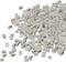 The Beadsmith Tube Crimp Beads, 2 x 2mm, 400 Pieces, Silver Color, Uniform Cylindrical Shape, No Sharp Edges, Designed to Secure The Ends of Jewelry Stringing Wires and Cables